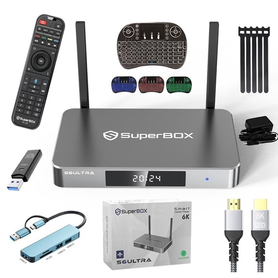 SuperBox S6 Ultra Premium Edition | 2025 Model | 4GB RAM | 128GB Storage | Time Shift Feature