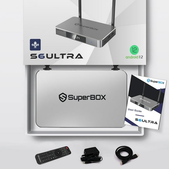 SuperBox S6 Ultra Premium Edition | 2025 Model | Timeshift Feature | Android 12 | 4GB RAM | 128GB Storage