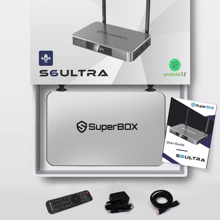 SuperBox S6 Ultra Premium Edition | 2025 Model | Timeshift Feature | Android 12 | 4GB RAM | 128GB Storage