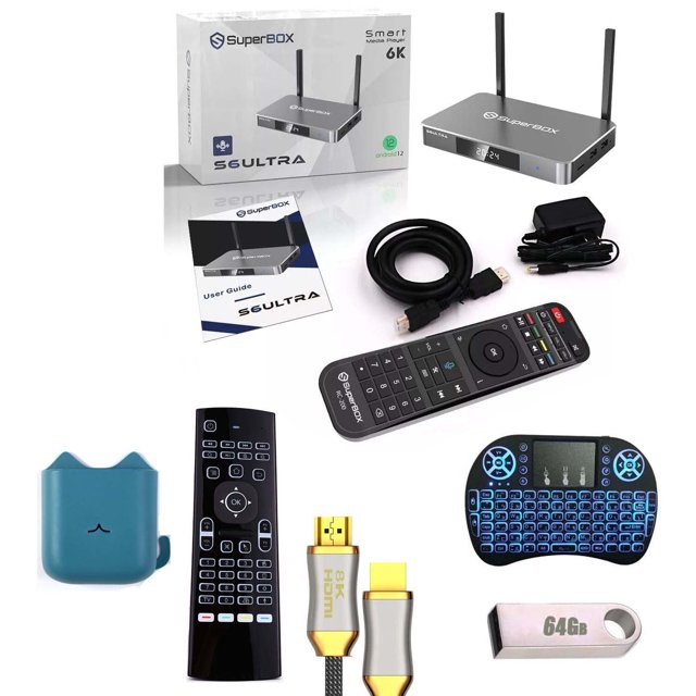 SuperBox S6 Ultra Premium Edition Bundle Deal 2025 Model Bonus 8K