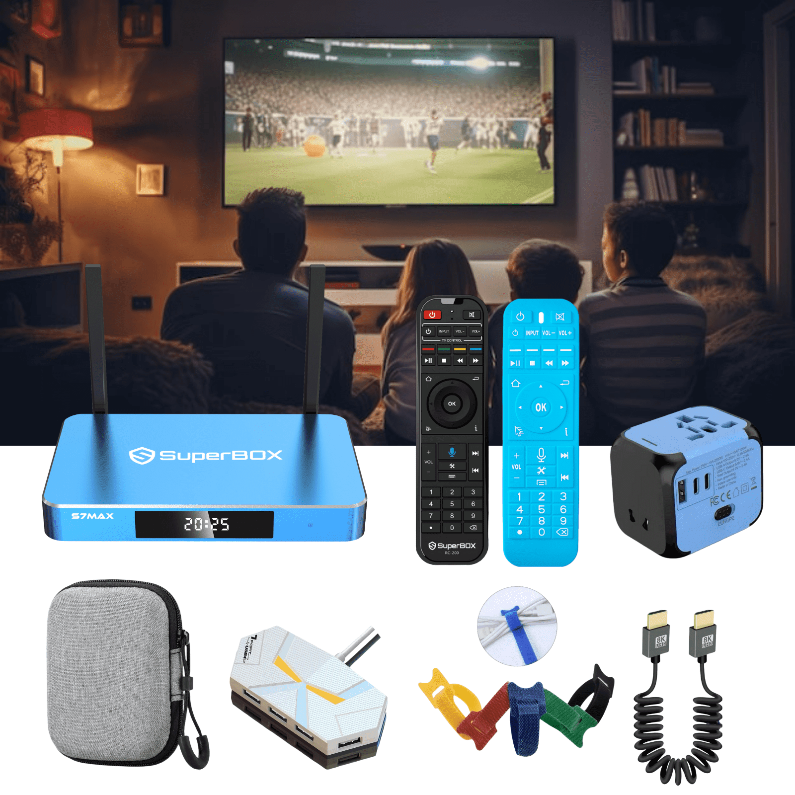 SuperBox S7 Max TV Box with Latest Android System