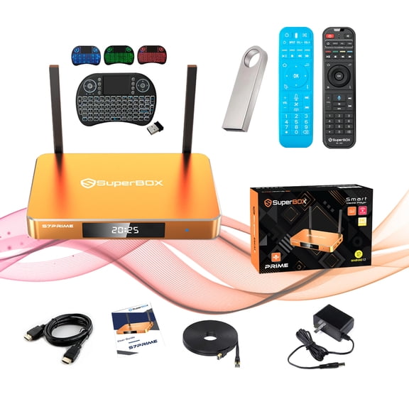 SuperBox S7 Prime Full Load Smart TV Box 2026 Latest Version 4GB RAM 128GB