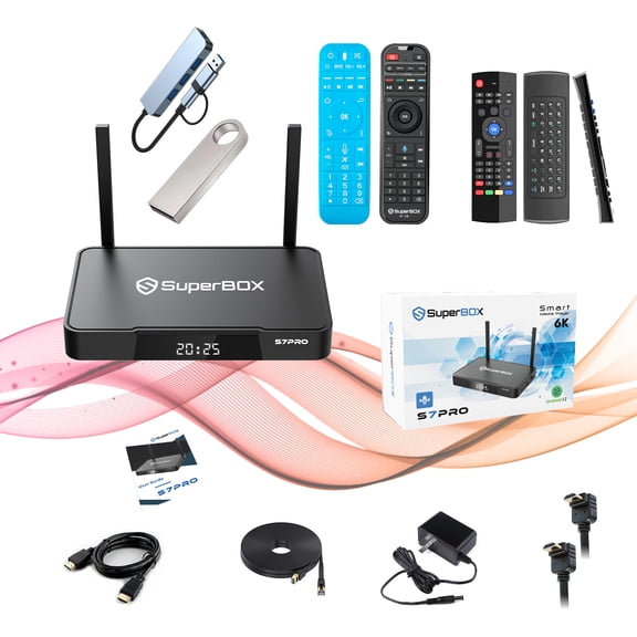 SuperBox S7 Pro Newest Version Smart Super Box 4GB RAM 32GB