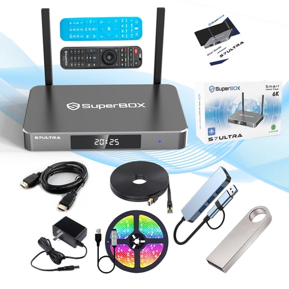 SuperBox S7 Ultra 2026 Latest Android TV Box 4GB RAM 128GB
