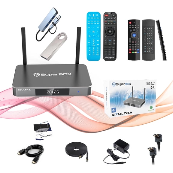 SuperBox S7 Ultra 2026 Latest Smart TV Box 4GB RAM 128GB