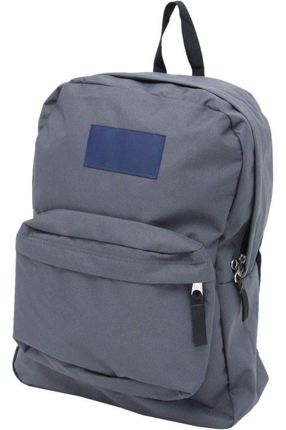 SuperBreak Backpack - Durable, Lightweight Bag with 1 Main Compartment, Front Utility Pocket with Built-in Organizer, Backpack, Grey