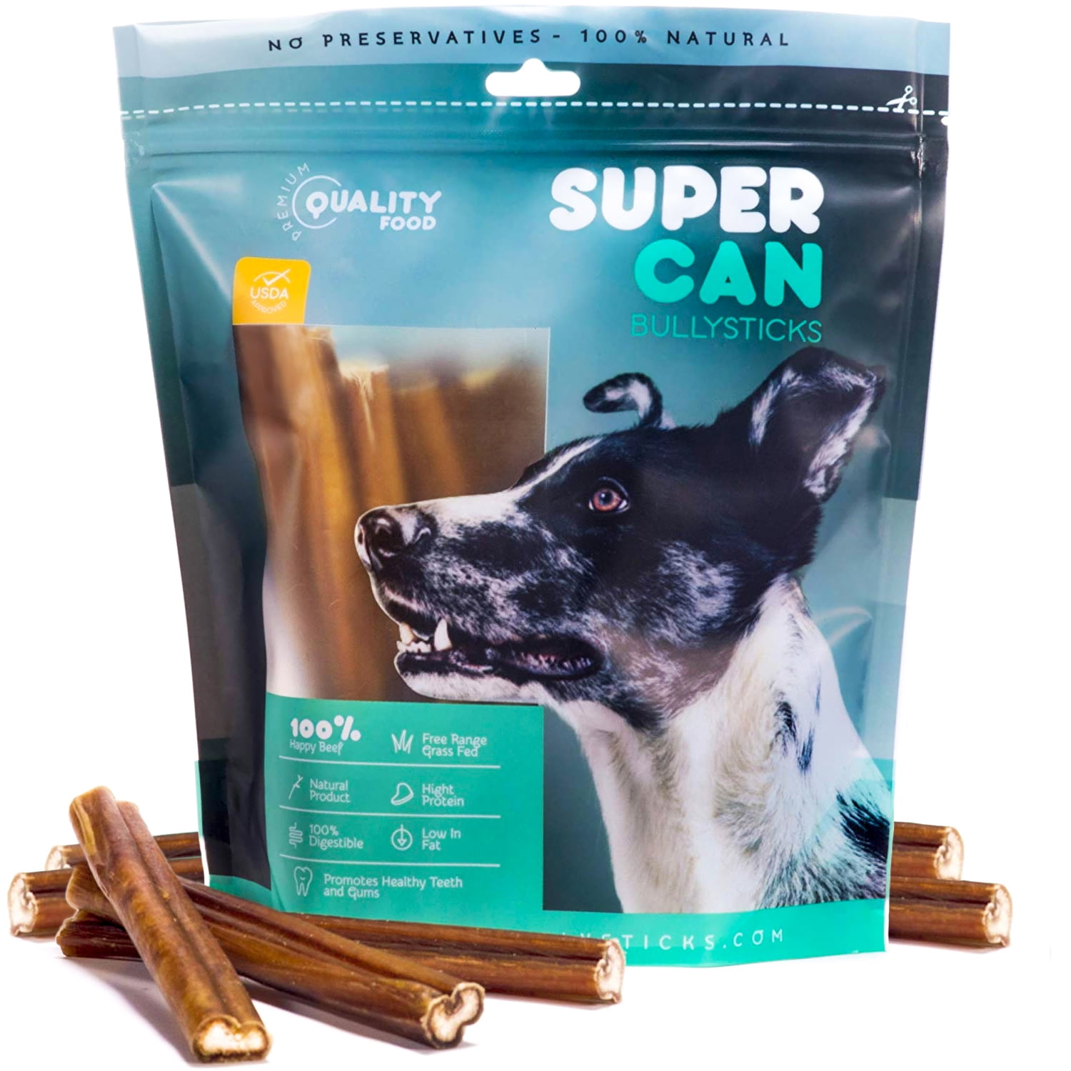 SuperCan BullySticks BLL-12-ST-8 12 in. Standard - 8 Piece