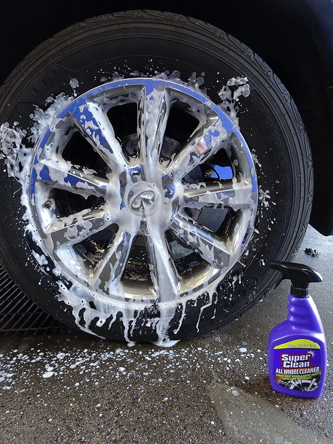 SuperClean Foaming All Wheel Cleaner Safe for All Wheels and Rims Brake