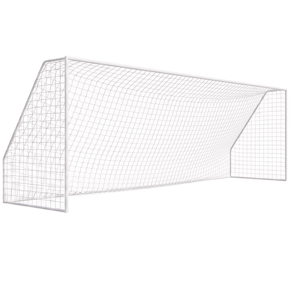 SuperDeal 24x8 FT Official Regulation Soccer Goal, Heavy Duty Steel Frame Soccer Net W/Ground Stakes & Net Ties for Outdoor Backyard, Club Training & Games