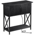 thumbnail image 1 of SuperDeal 29 Gallon Aquarium Stand with Cabinet Long Fish Tank Stand with Power Outlets Black, 1 of 11