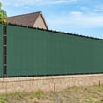 thumbnail image 1 of SuperDeal 50ft x 6ft HDPE Privacy Fence Screen Backyard Sunshade Net Windscreen Dark Green, 1 of 8