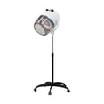 thumbnail image 1 of SuperDeal Adjustable Hooded Hair Dryer, Freestanding 1300W Rolling Bonnet Dryer with Temperature Control, White, 1 of 11