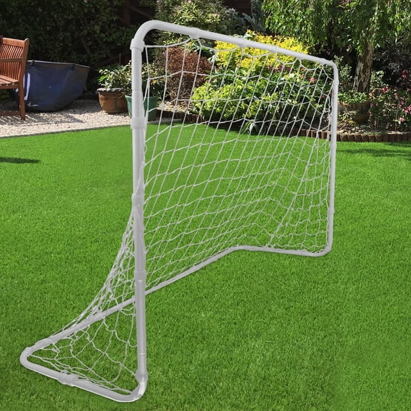 SuperDeal Backyard Soccer Goal Net 6' x 4' Steel Post Football Training Match Quick Setup