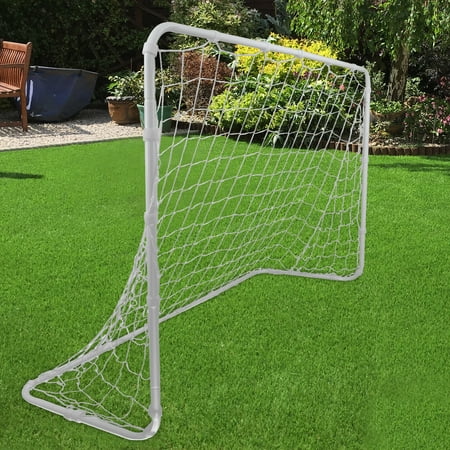 SuperDeal Backyard Soccer Goal Net 6' x 4' Steel Post Football Training Match Quick Setup