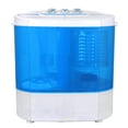thumbnail image 1 of SuperDeal Compact Lightweight Twin Tub Washing Machine Top Load 6lbs Washer 4lbs Dryer, 1 of 11