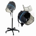 thumbnail image 1 of SuperDeal Adjustable Hooded Hair Dryer, Freestanding 1300W Rolling Bonnet Dryer with Temperature Control, Black, 1 of 8