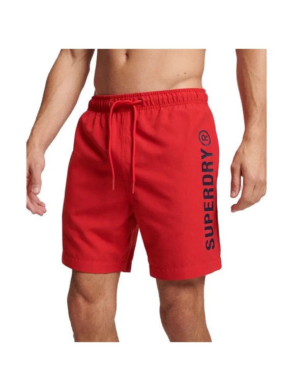 Men Core Sport 17 Inch Swim Short (Risk Red)