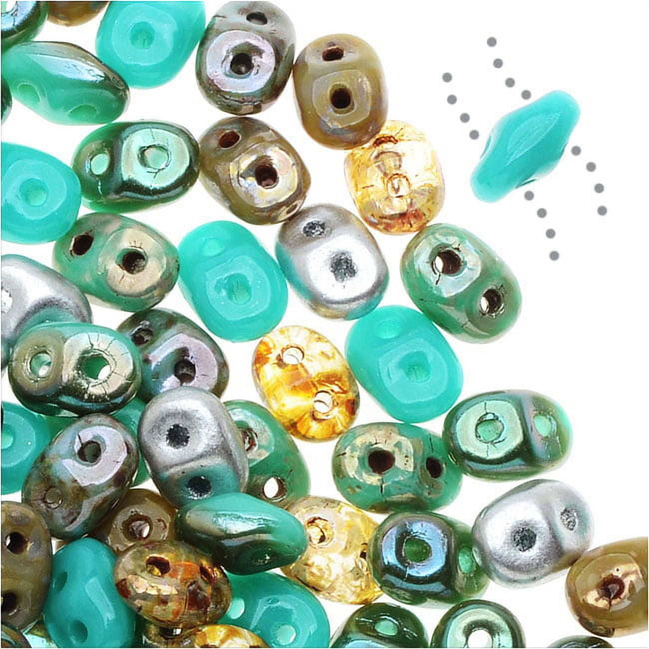 Rainforest Mix - SuperDuo, 2.5x5mm 22g Rainforest Mix - SuperDuo, 2.5x5mm 22g