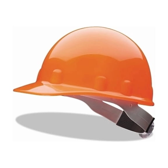 Fibre-Metal by Honeywell SuperEight Thermoplastic Cap-Style Hard Hat with 8-Point Ratchet Suspension, Hi-Viz Strong Orange, Medium