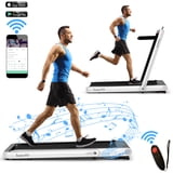 SuperFit Personal Portable 4.75HP 2 In 1 Folding Treadmill with Remote ...
