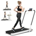 thumbnail image 1 of Costway up to 7.5MPH 2.25HP 2-in-1 Folding Under Desk Treadmill with Remote Control APP White, 1 of 10