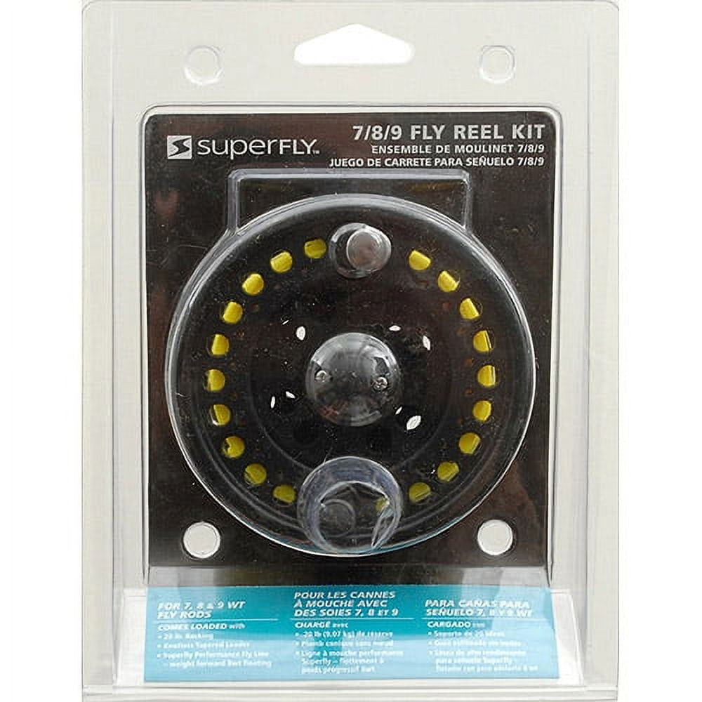 SuperFly Fly Reel Kit with Line, 4/5/6 