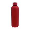 thumbnail image 1 of SuperGeneriX 17oz Matte Finish Stainless Steel Water Bottle | Vacuum Insulated Travel Bottle | 12 hrs Hot & 18 hrs Cold | Smooth Rubber Finish Water Bottle (Red Cherry), 1 of 6