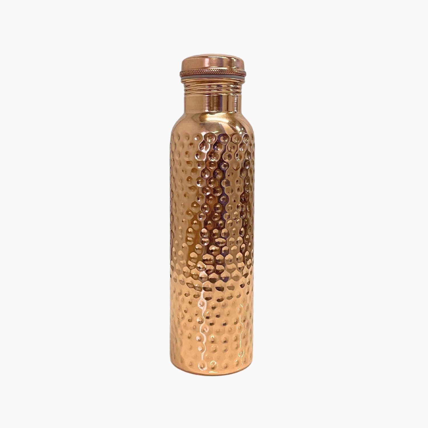 SuperGeneriX 34 oz Copper Water Bottle - Leakproof Travel Bottle (Copper Hammered)