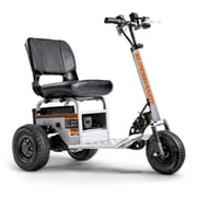 SuperHandy 48V Motorized Trailer Trolley - Electric, 1 Seater, 2600 lb Towing, 350 lbs Load Cap for Warehouse