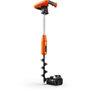 SuperHandy Electric Earth Auger and Drill Bit - 20V 4Ah Battery System, 12 x 3 Drill Bit, 3/4 Shaft
