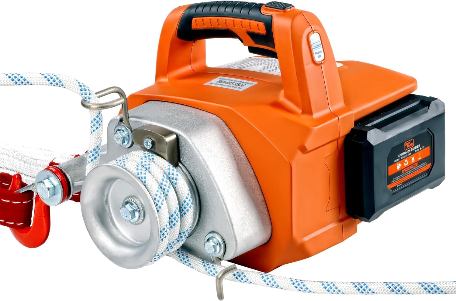 SuperHandy Electric Portable Winch Capstan Hoist Brushless Motor LiIon