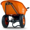 thumbnail image 1 of SuperHandy Motorized Wheel Barrow - Electric Self-Propulsion, 48V 2Ah Battery, 330lb Capacity, 4 Cu. Ft Tub, DUMP, 1 of 5