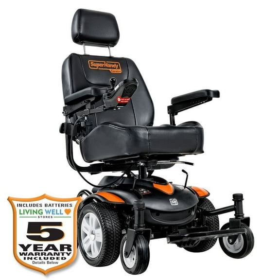 SuperHandy GoRide CRX Midwheel Drive Powerchair