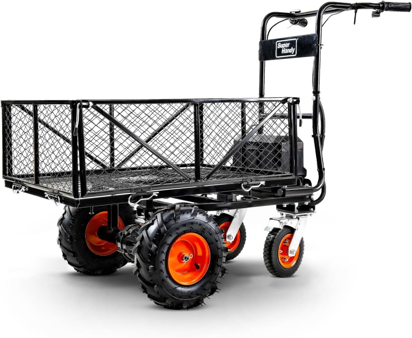 SuperHandy TRI-GUO095 660 lbs Electric Utility Service Cart