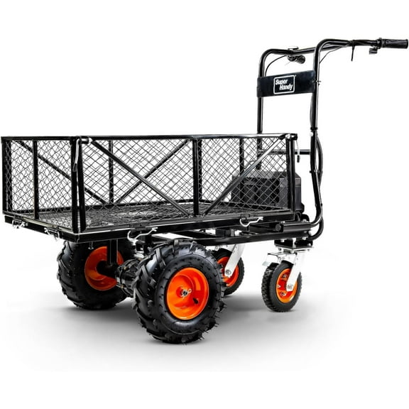SuperHandy TRI-GUO095 660 lbs Electric Utility Service Cart