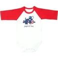 thumbnail image 1 of SuperHero - 12-24 Months 3/4 Length Red Sleeve Onesie, 1 of 8