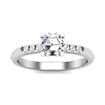 thumbnail image 1 of SuperJeweler 0.60 Carat Rose Cut Diamond Ring In 14 Karat White Gold For Women, 1 of 6