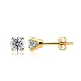 thumbnail image 1 of SuperJeweler 1 1/2 Carat Lab Grown Diamond Stud Earrings In 14K Yellow Gold For Women, 1 of 6