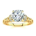 thumbnail image 1 of SuperJeweler 1 1/4 Carat Vintage Diamond Engagement Ring In 14 Karat Yellow Gold For Women, 1 of 6