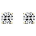 thumbnail image 1 of SuperJeweler 1/10 Carat Lab Grown Diamond Stud Earrings for Women, Yellow Gold Diamond Jewelry, Elegant Earrings for Women, 1 of 6