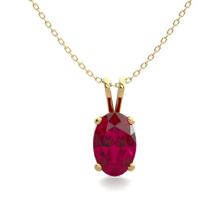 Ruby necklace best sale walmart