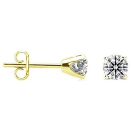 Imperial 1 2 Carat T.W. Diamond Halo Stud Earrings 10kt White Gold Walmart