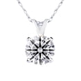 thumbnail image 1 of SuperJeweler 1 Carat Lab Grown Diamond Pendant Necklace in 14K White Gold for Women, 1 of 9