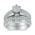 thumbnail image 1 of SuperJeweler 1ct Round Shaped Head Bridal Set in 10k White Gold For Women, 1 of 3