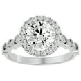 thumbnail image 1 of SuperJeweler 2 1/2 Carat Halo Diamond Engagement Ring In 14 Karat White Gold For Women, 1 of 6