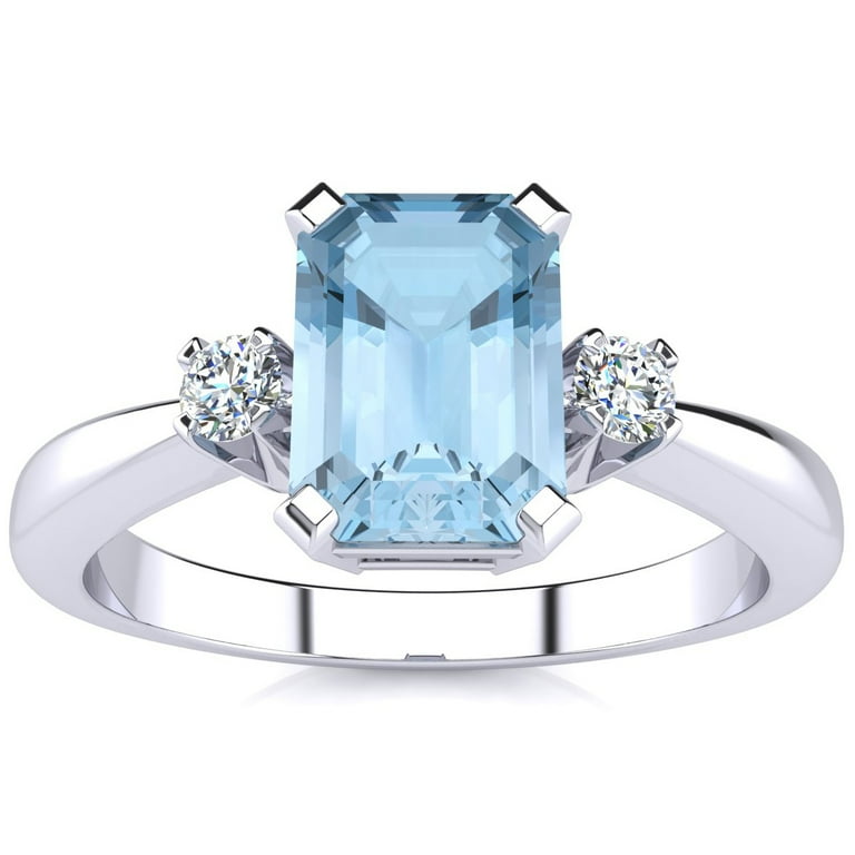 Walmart aquamarine rings top