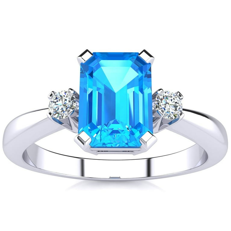 2 carat outlet topaz ring