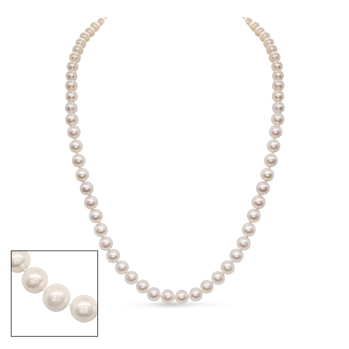 ☆TATIANA☆ Classic pearl point lock necklaceNZ1044 Stella