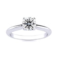thumbnail image 1 of SuperJeweler 3/4 Carat Lab Grown Diamond Solitaire Ring In Sterling Silver For Women, 1 of 8