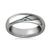 SUPERJEWELER 5mm Men's And Ladies Comfort Fit Tungsten Wedding Band, Size 4 to 12.5 for Women and Men